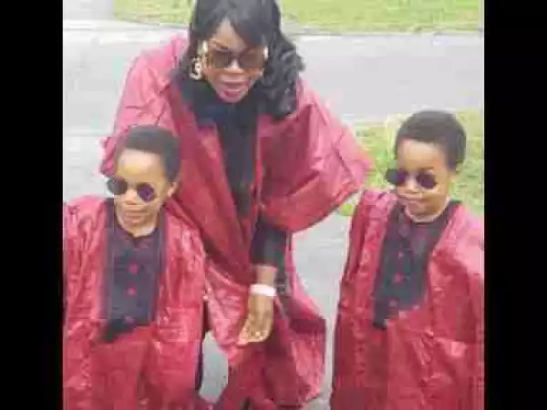 Video: Double double!! Check Out Top 7 Nigerian Celebrities Who Has Got A Set Of Twins